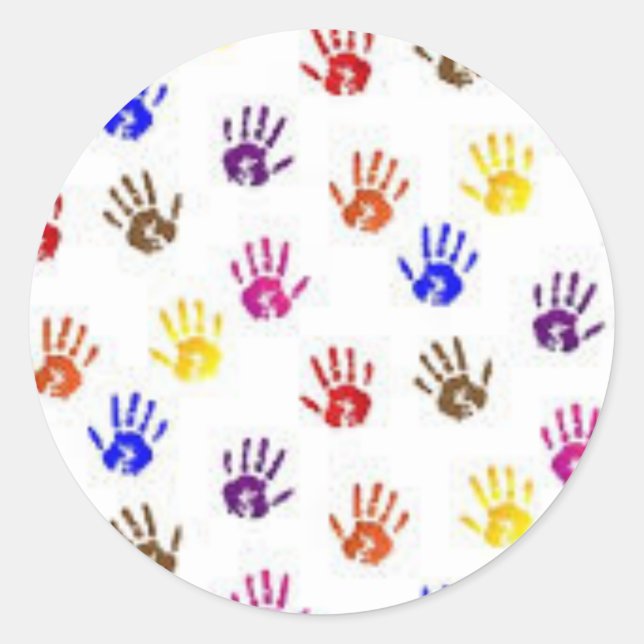 Einzigartig Runder Aufkleber (Vorderseite)