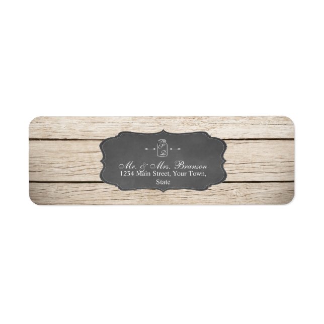 Einzigartig Rustic Mason Jar Wedding/Brautparty (Vorne)