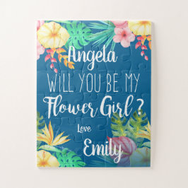 Einzigartig stilvolle Blume wirst du mein Blumenmä Puzzle