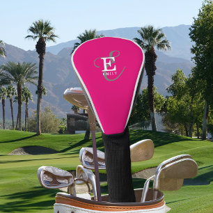 Einzigartig Stilvolle Monogramm Typografie Hot Pin Golf Headcover