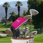 Einzigartig Stilvolle Monogramm Typografie Hot Pin Golf Headcover<br><div class="desc">Es geht um Sie mit diesem schönen Cover-Design für Golfputter, das eine elegante, stilvolle Darstellung Ihres Namens und Monogramms ist. Klassische Serifen und eine verziertere Skripttypografie verbinden sich in einer ausgewogenen Symmetrie. Die drei Elemente verschmelzen mit einer ausgeklügelten Harmonie und kreieren Ihr eigenes Markenlogo. Hier mit einem trendigen, heißen rosa...</div>