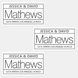 Einzigartig und kreativ aussehend weiß und schwarz etiketten