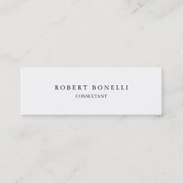 Einzigartig weißes exklusives privates Special Mini Visitenkarte