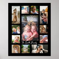 Einzigartige 12 Foto Collage Minimalistisch Einfac