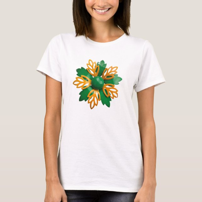 Einzigartige 60er MOD Hippie Daisy Blume Trendy Mo T-Shirt (Vorderseite)