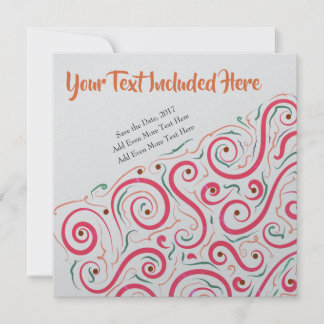 Einzigartige Abstrakte Einladung der LH