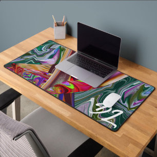 Einzigartige Abstrakte Marmormousepad Schreibtischunterlage