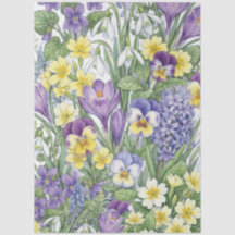 Einzigartige Aquarell-Blumen-Möbel-Decoupage