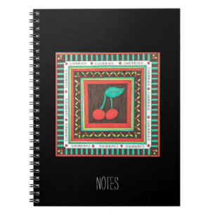 Einzigartige Art Notebook-Kirschen Notizblock