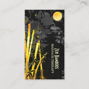 Einzigartige asiatische Bambusmassagetherapie Visitenkarte