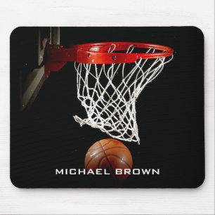 Einzigartige Basketball-Artwork - Ihr Name ist ind Mousepad