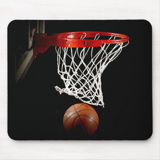 Einzigartige Basketball-Artwork-Mousepad Mousepad (Vorne)