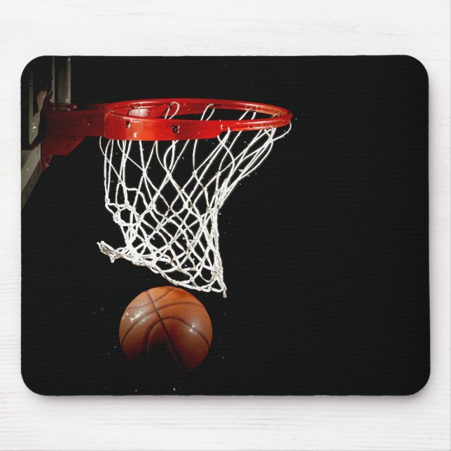 Einzigartige Basketball-Artwork-Mousepad Mousepad (Vorne)