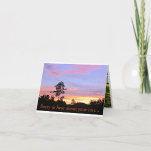 Einzigartige Beileids-Karte Karte