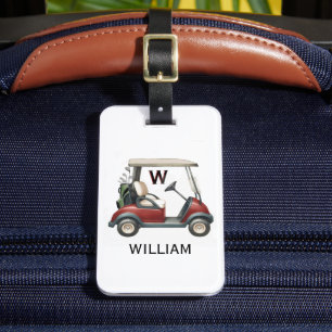 Einzigartige benutzerdefinierte Cart Monogramm Nam Gepäckanhänger