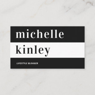 Einzigartige berufliche trendige typografische Ver Visitenkarte