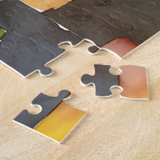 Einzigartige blockierte Farben nahtloses Muster Puzzle