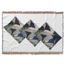 Einzigartige BlumenWurfs-Decke