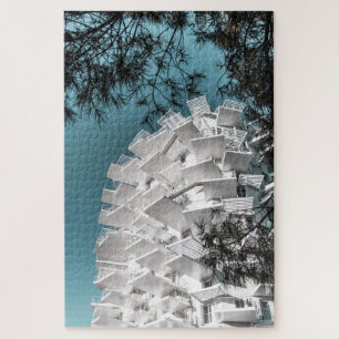 Einzigartige brutalistische Architektur 1000 Stück Puzzle