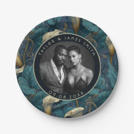 Einzigartige Calle Lilies Teller für Bridge als Pa