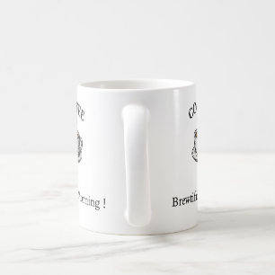 Einzigartige Coffee Words Custom Kaffeetasse