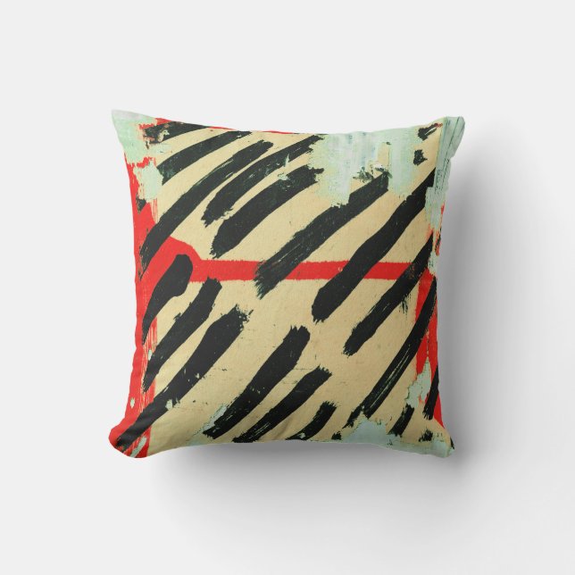 Einzigartige Coole Papierfarbe Kissen (Vorderseite)