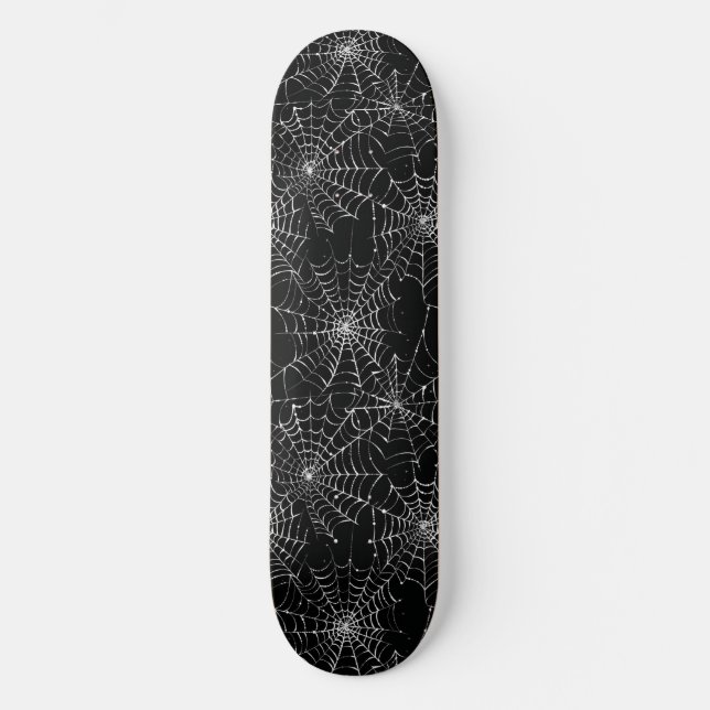 Einzigartige Coole Spider Web Design Skateboard (Vorderseite)