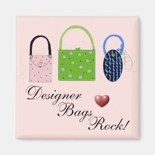 Einzigartige Designer-Taschen Magnet