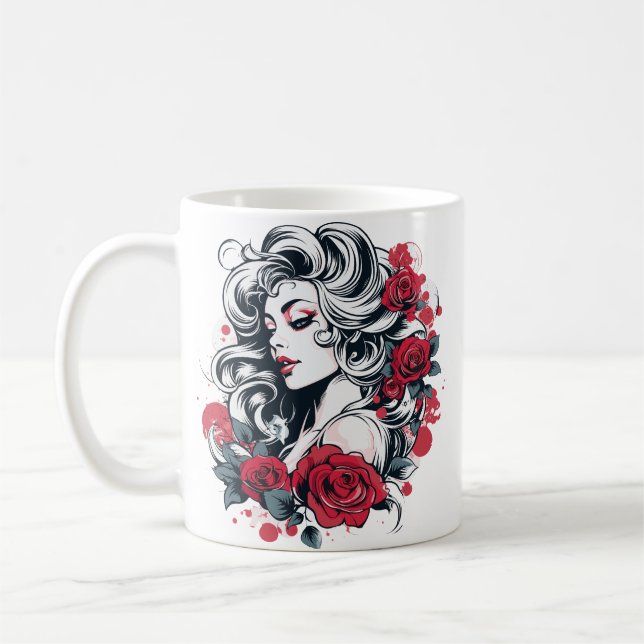 Einzigartige Designer-Tasse Kaffeetasse (Links)