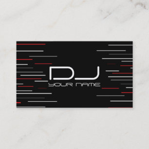 Einzigartige DJ Business Card Visitenkarte