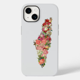 Einzigartige einfache Klassik Floral Palestine Kar Case-Mate iPhone 14 Hülle