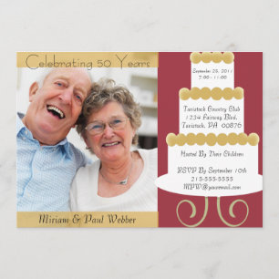 Einzigartige Einladung zum 50-jährigen Jubiläum mi