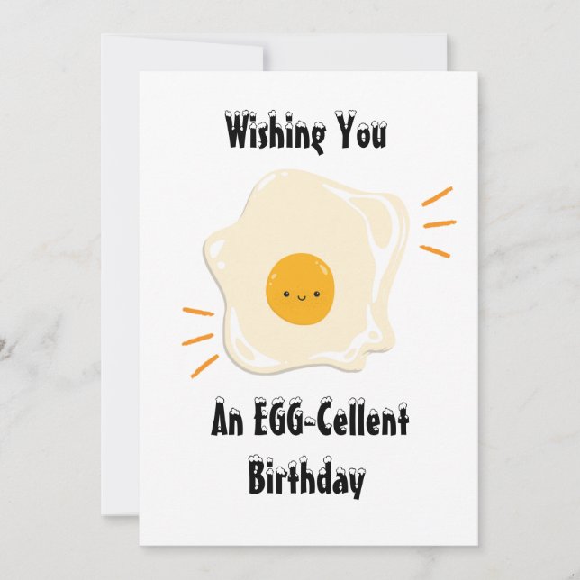 Einzigartige Einladung zum Geburtstag (Vorderseite)