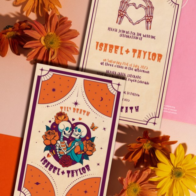 Einzigartige Einladung zur Hochzeitsfeier mit Funk (Von Creator hochgeladen)