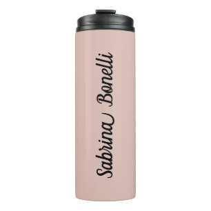 Einzigartige Elegante Schlichte, einfache Rose Gol Thermosbecher