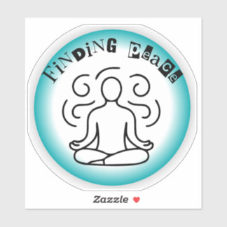 Einzigartige Finding Peace Kunst Designs - Viel Sp Aufkleber