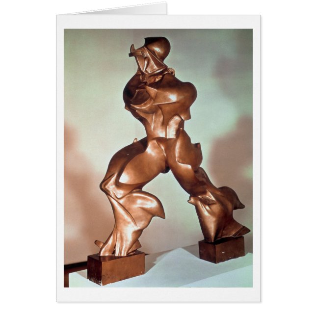 Einzigartige Formen der Kontinuität in Space, 1913 (Vorne)