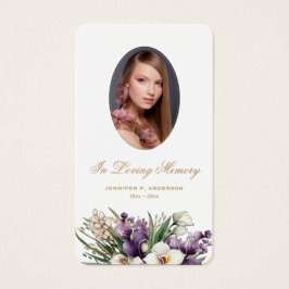 Einzigartige Foto-Beerdigungskarten