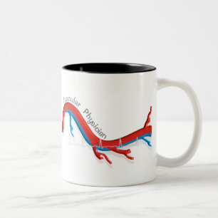 Einzigartige Gefäßarzt-Geschenke Zweifarbige Tasse