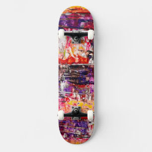 Einzigartige gemalte Kunst Skateboard