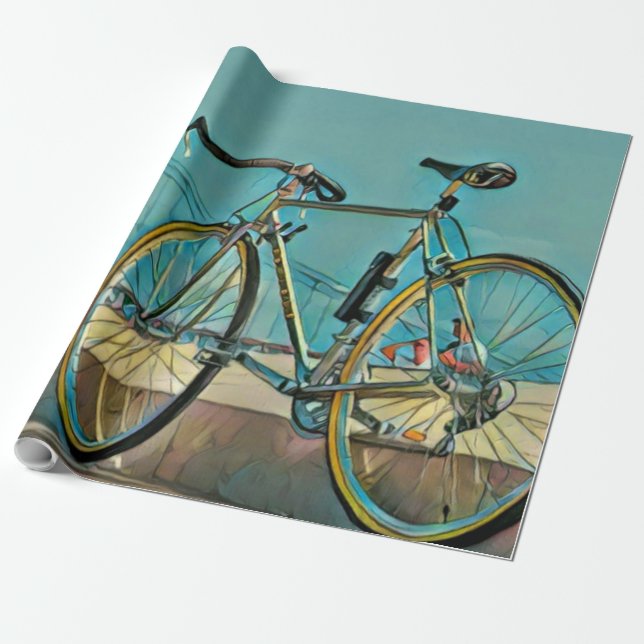 Einzigartige Geschenke für Biker Geschenkpapier (Ungerollt)