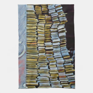 Einzigartige Geschenke für Bücherliebhaber Geschirrtuch