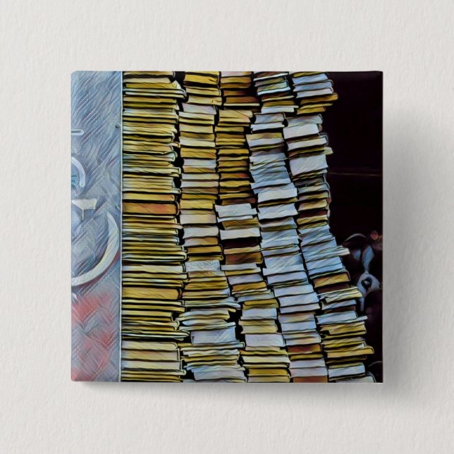 Einzigartige Geschenke für Buchliebhaber Button (Vorderseite)