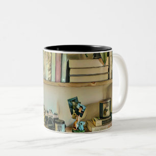 Einzigartige Geschenke für Buchliebhaber Zweifarbige Tasse