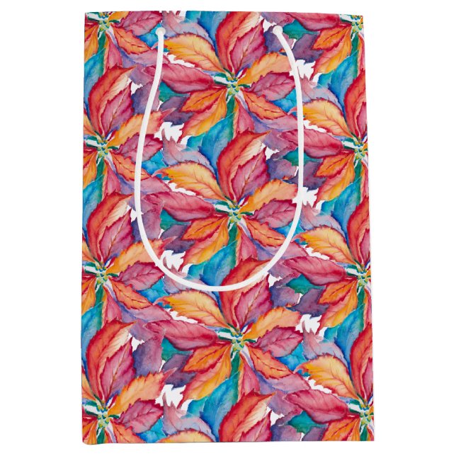 Einzigartige Geschenktaschen zu Weihnachten Mittlere Geschenktüte (Vorderseite)