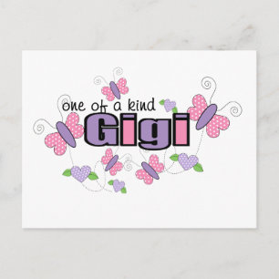 Einzigartige Gigi Postkarte