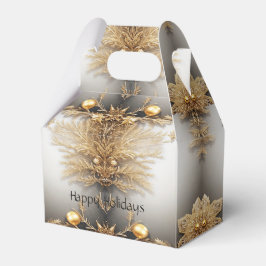 Einzigartige Gold Dekorative Geschenkboxen Geschenkschachtel