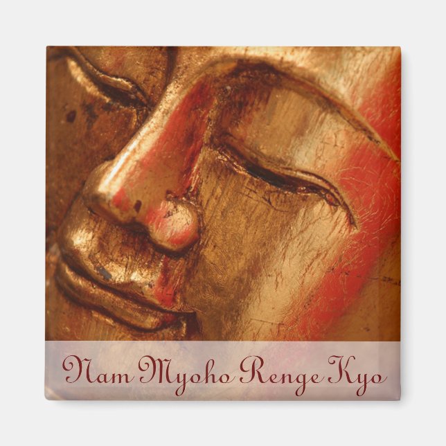 Einzigartige Golden Buddha Designs Magnet (Vorne)