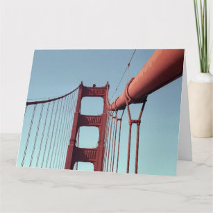 Einzigartige Golden Gate Bridge, San Francisco Fot Karte