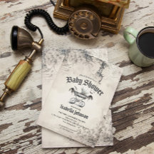 Einzigartige gotische und Vintage Kinderdusche Ein